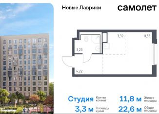 Продажа квартиры студии, 22.6 м2, Мурино