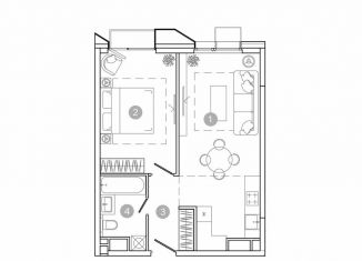 Продается 2-ком. квартира, 45.7 м2, Москва, район Соколиная Гора