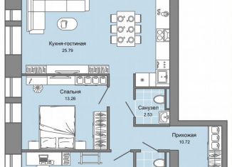 Продается трехкомнатная квартира, 73 м2, Киров, Ленинский район, улица 4-й Пятилетки, 86