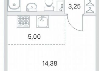 Продаю квартиру студию, 28.8 м2, городской посёлок Янино-1, ЖК Ясно-Янино