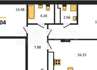 Продается 2-комнатная квартира, 64 м2, Калининград, Ленинградский район, улица Старшины Дадаева, 55