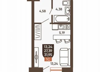 Продается 1-ком. квартира, 32 м2, Новосибирск, Новоуральская улица, 10