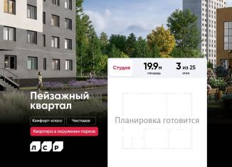 Продам квартиру студию, 19.9 м2, Санкт-Петербург, метро Девяткино