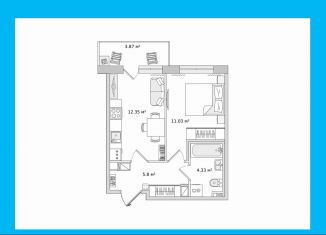 Продается 1-ком. квартира, 37.4 м2, посёлок Парголово