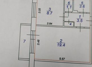 Продается однокомнатная квартира, 35.6 м2, Тверь, Зелёный проезд, 45к10