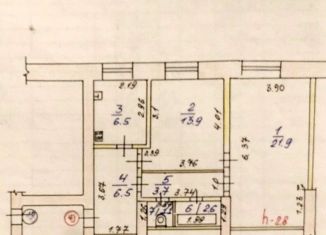 Продается двухкомнатная квартира, 56.2 м2, Саранск, улица Васенко, 2