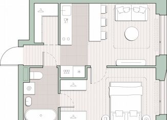 Продаю однокомнатную квартиру, 38.4 м2, Москва, метро Мичуринский проспект