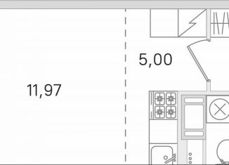 Продажа квартиры студии, 25.5 м2, городской посёлок Янино-1, ЖК Ясно-Янино