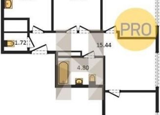 Продам 3-ком. квартиру, 86.2 м2, Ростов-на-Дону