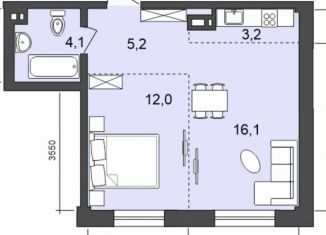 Продаю 2-ком. квартиру, 40.6 м2, Иркутск