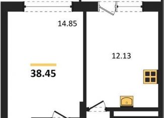 Продаю однокомнатную квартиру, 38.4 м2, Воронеж, Коминтерновский район, Московский проспект, 66