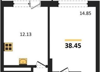 Продажа 1-комнатной квартиры, 38.4 м2, Воронеж, Коминтерновский район, Московский проспект, 66