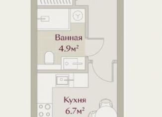 Продаю квартиру студию, 33.7 м2, Казань, Щербаковский переулок, 7