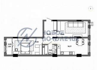 2-комнатная квартира на продажу, 69 м2, Омск, Центральный округ