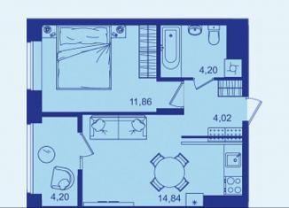 Продам однокомнатную квартиру, 39 м2, Брянск, Советская улица, 122