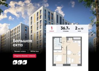 Продажа однокомнатной квартиры, 36.7 м2, Санкт-Петербург, Красногвардейский район