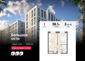 Продам 1-комнатную квартиру, 38.1 м2, Санкт-Петербург, Красногвардейский район