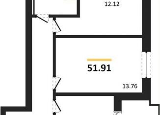 Продаю двухкомнатную квартиру, 51.9 м2, поселок Васильково