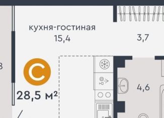 Продаю квартиру студию, 28.5 м2, Екатеринбург, метро Уралмаш