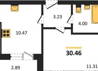 Однокомнатная квартира на продажу, 30.5 м2, Калининград, Московский район