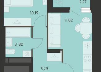 Продам 1-комнатную квартиру, 35.4 м2, Екатеринбург, метро Чкаловская, улица Вильгельма де Геннина, 23