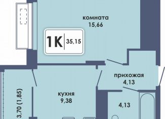 1-ком. квартира на продажу, 35.2 м2, Пермь