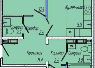 Продам 2-комнатную квартиру, 67.5 м2, Кемерово, Притомский проспект, 30Б