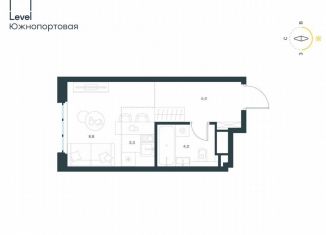 Продается квартира студия, 22.1 м2, Москва, ЮВАО, жилой комплекс Левел Южнопортовая, 13