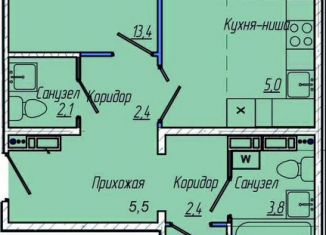 Продаю двухкомнатную квартиру, 67.5 м2, Кемерово, Притомский проспект, 30Б, Центральный район