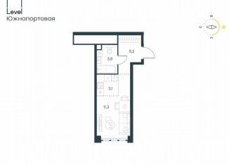 Продам квартиру студию, 23.4 м2, Москва, ЮВАО, жилой комплекс Левел Южнопортовая, 3