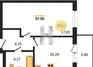 Квартира на продажу студия, 24.3 м2, Калининград, Ленинградский район