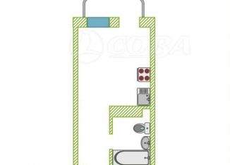 Квартира на продажу студия, 19.4 м2, Тюмень, улица Андрея Кореневского, 7, Калининский округ