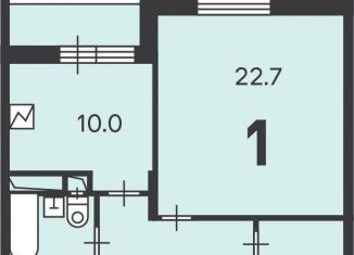 1-комнатная квартира на продажу, 43.9 м2, Москва, метро Марьина Роща, Шереметьевская улица, 13к1