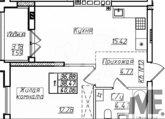 Продам 1-комнатную квартиру, 38.5 м2, Пионерский