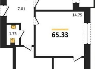 Продаю 3-ком. квартиру, 65.3 м2, Калининград, Московский район