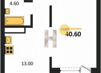 Сдается 2-комнатная квартира, 40.6 м2, Новосибирск, улица Николая Островского, 195/3, Дзержинский район