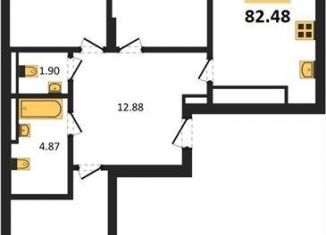 Продам 3-ком. квартиру, 82.5 м2, поселок Малое Исаково