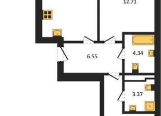 Продажа 2-ком. квартиры, 72.7 м2, Пионерский