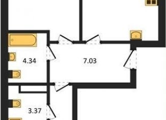 Продам 2-ком. квартиру, 66.4 м2, Пионерский