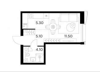 Квартира на продажу студия, 25.9 м2, Москва, метро Водный стадион