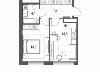 Продажа 1-ком. квартиры, 39.3 м2, Москва, ВАО, Тагильская улица, 2к1