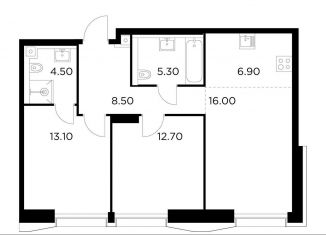 Продается 3-комнатная квартира, 67 м2, Москва