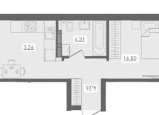 Продаю 2-ком. квартиру, 49 м2, Новосибирск, улица Забалуева, с9, Ленинский район