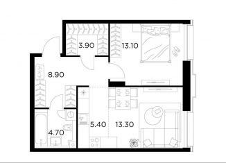 Продаю двухкомнатную квартиру, 49.3 м2, Москва, САО