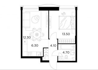 Продаю 2-комнатную квартиру, 40.9 м2, Москва, САО