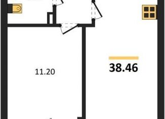 Продам однокомнатную квартиру, 38.5 м2, Калининград, Батальная улица, 65Б, Московский район