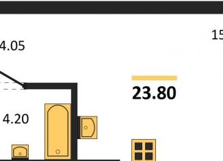 Продается квартира студия, 23.8 м2, Калининградская область