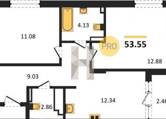 Продам 2-ком. квартиру, 53.6 м2, Калининград, Ленинградский район, улица Старшины Дадаева, 55