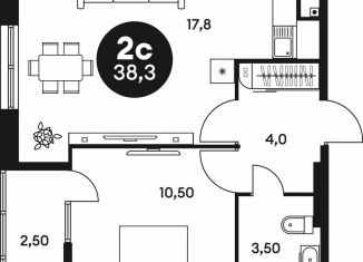 Продается двухкомнатная квартира, 38 м2, Ростов-на-Дону