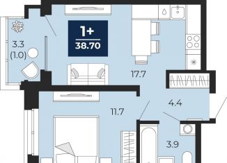 Продаю 1-комнатную квартиру, 37.7 м2, Тюмень, Ленинский округ